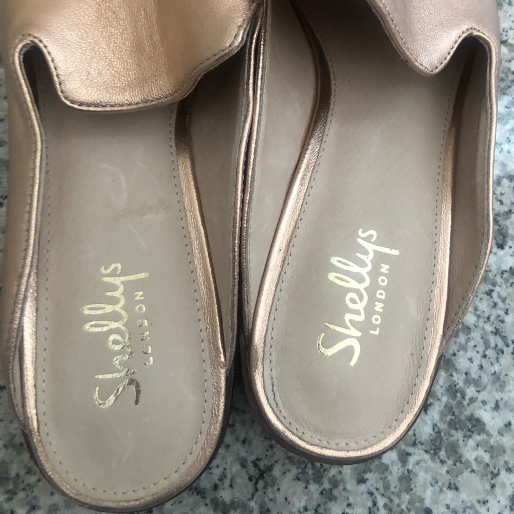 Shellys London Rose Gold Mules - Picture 4 of 4